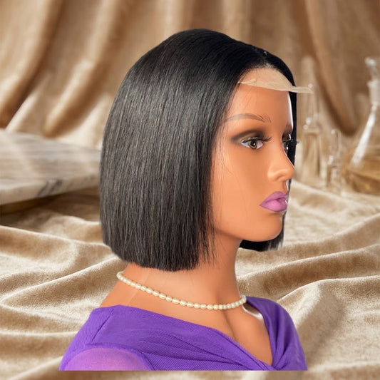 12A Vietnam Bone Straight Bob Human Hair Wigs