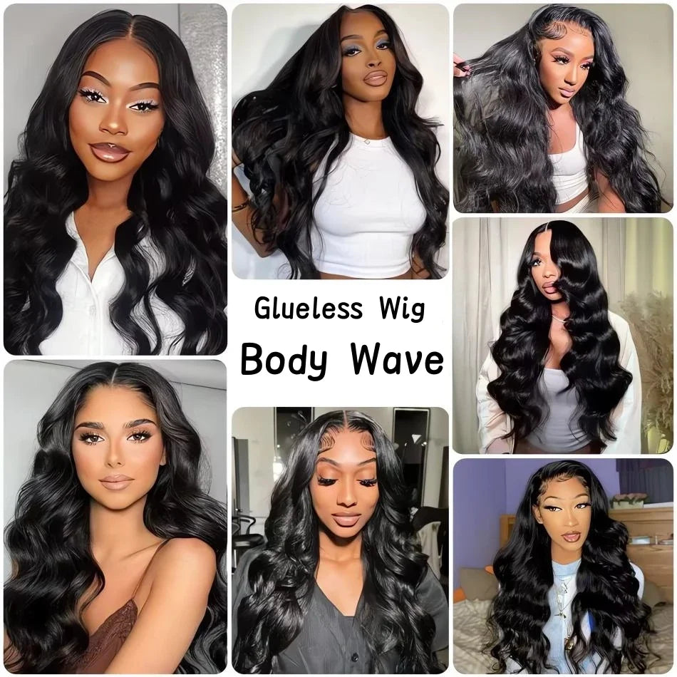 Body Wave HD Lace Frontal Wig – 210% Density, Glueless, Pre-Plucked, 4x4 Lace