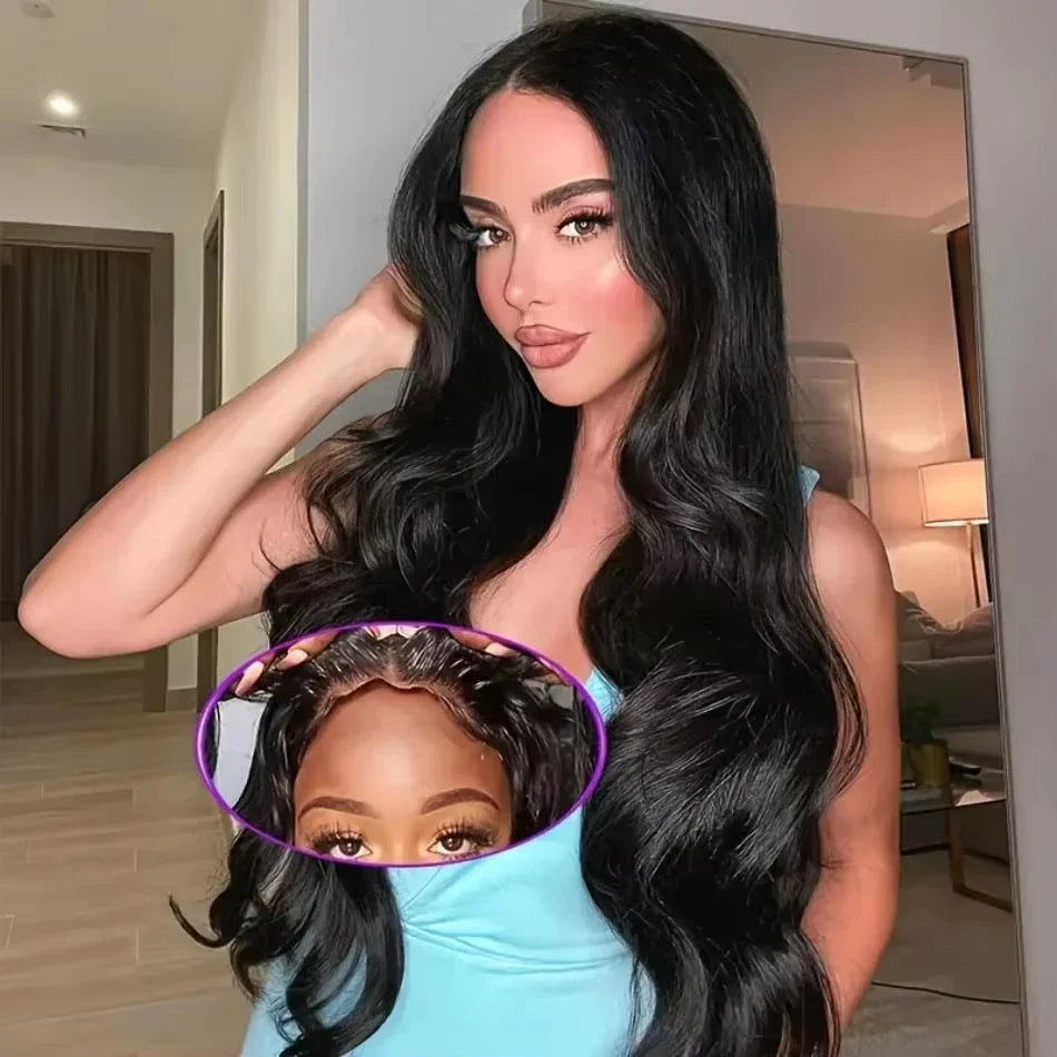 Body Wave HD Lace Frontal Wig – 210% Density, Glueless, Pre-Plucked, 4x4 Lace